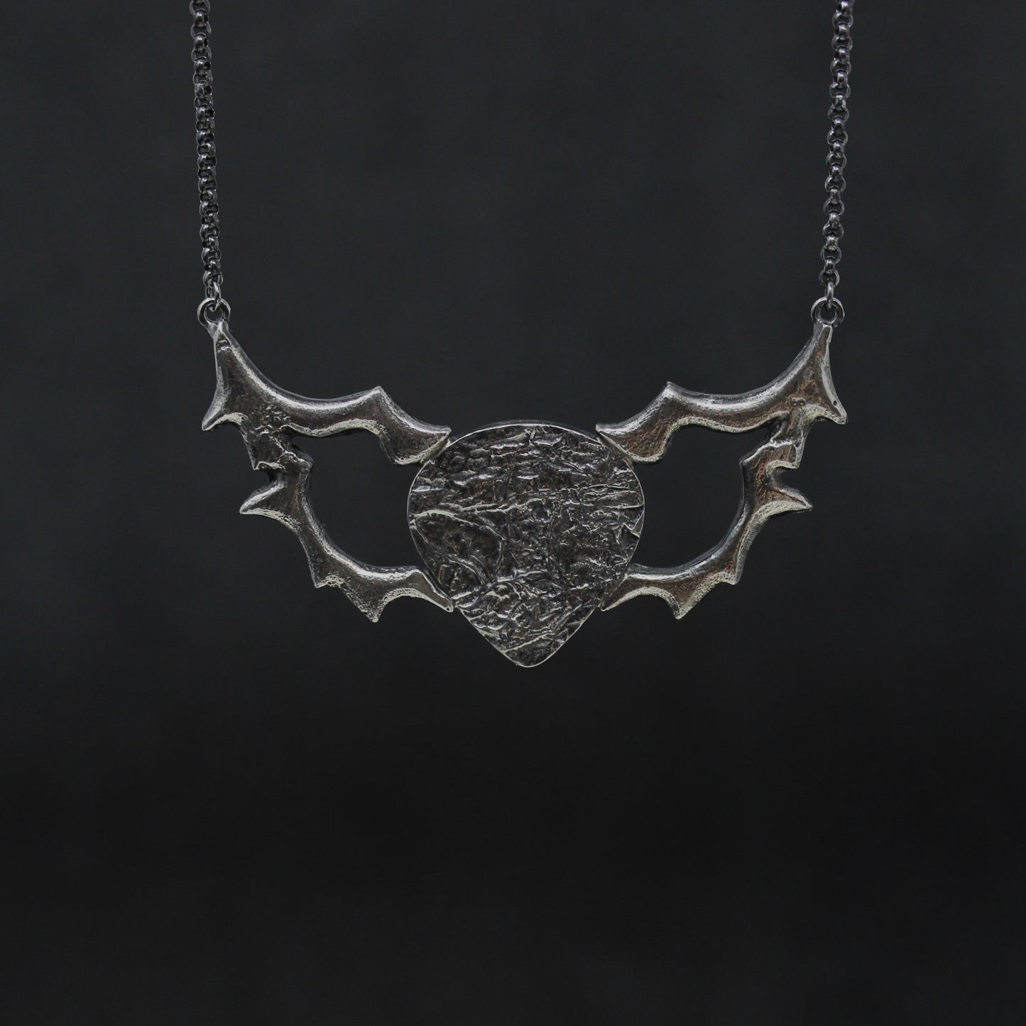 Bat Metal Necklace