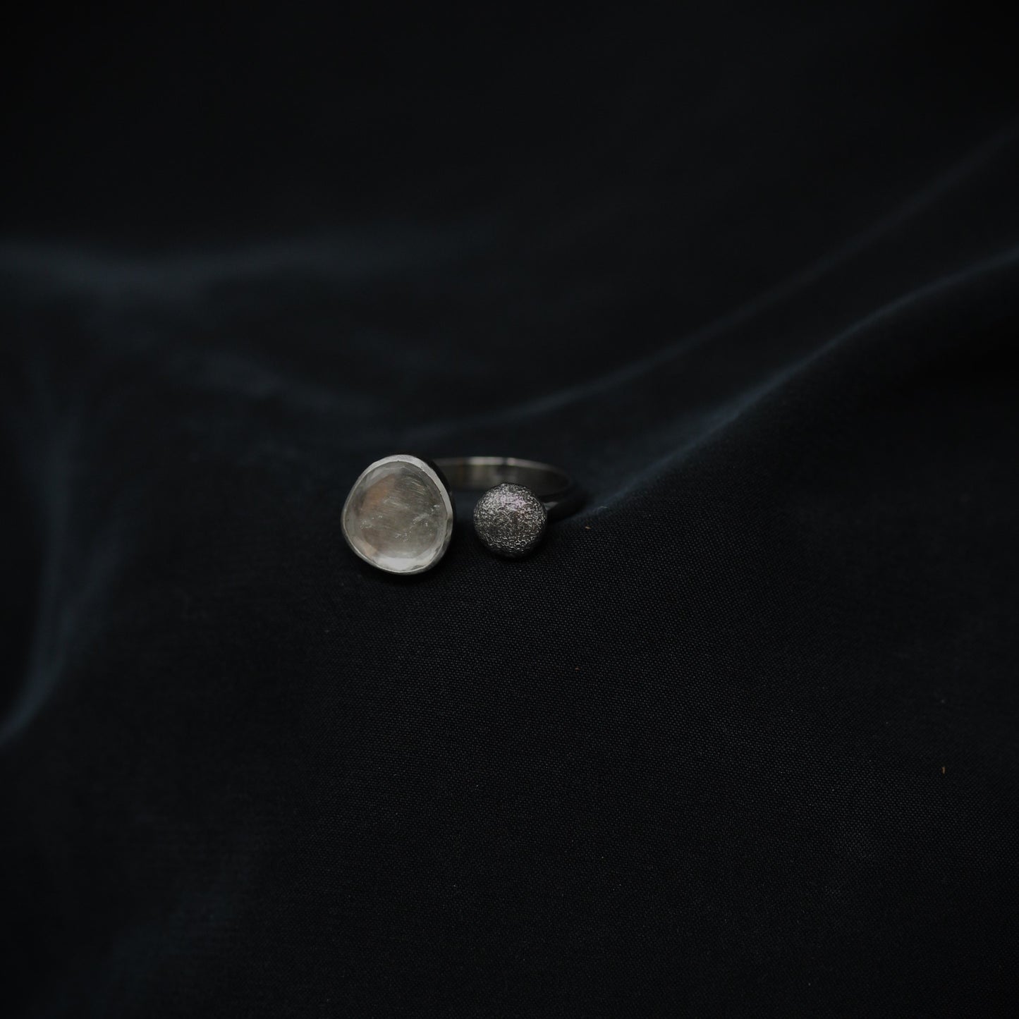 Crystal Pebbles II Ring