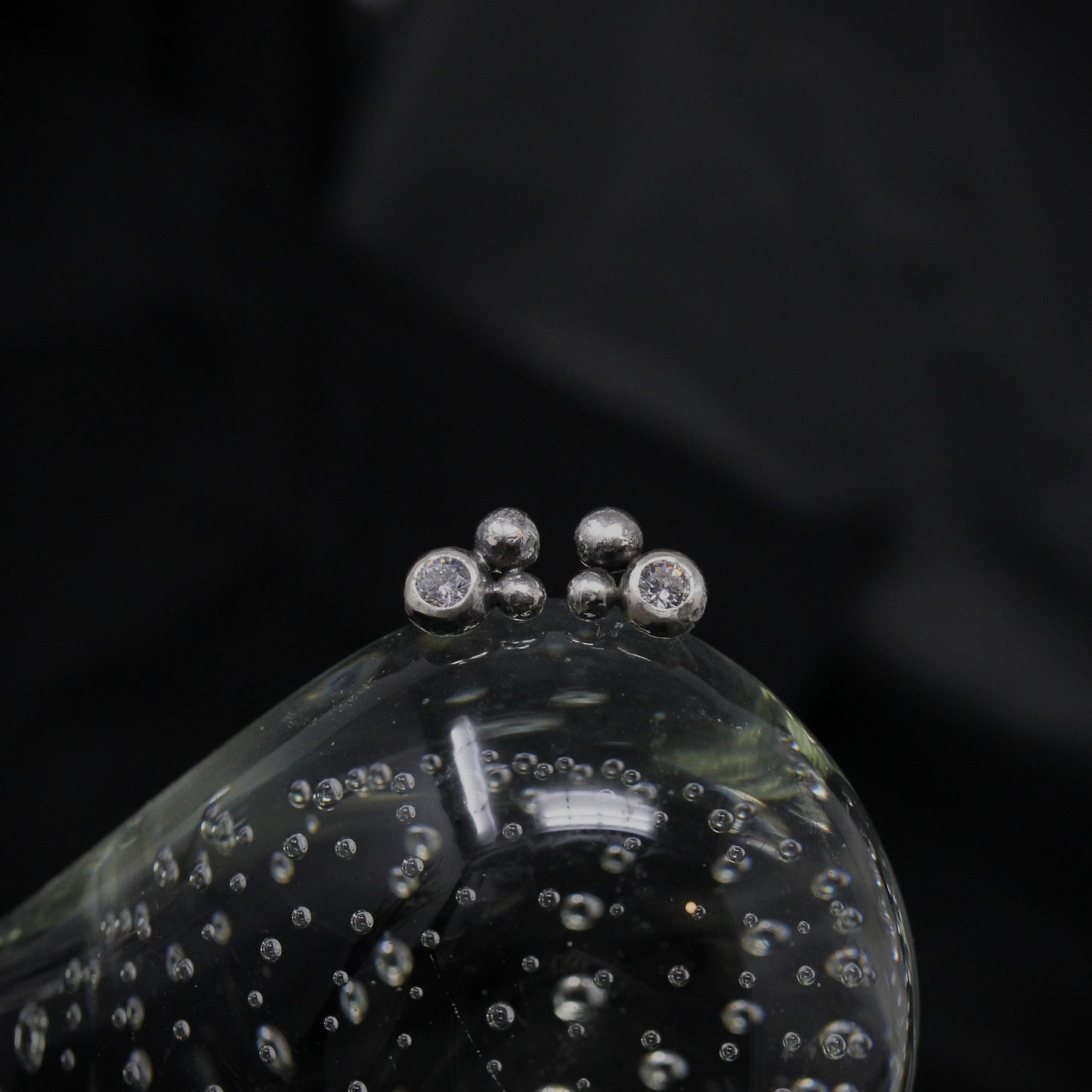 Pebble Cluster Studs