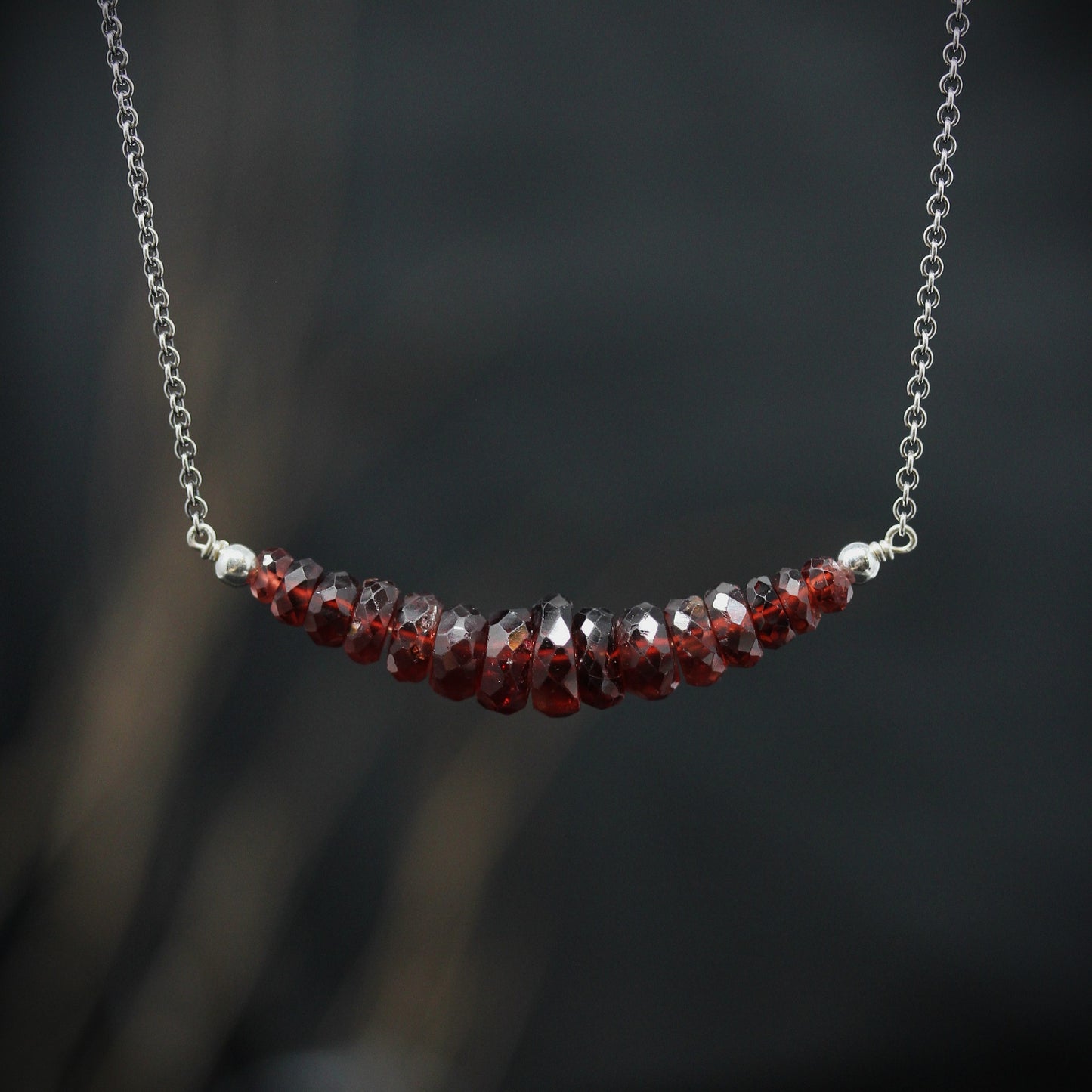 Mozambique Garnet Necklace
