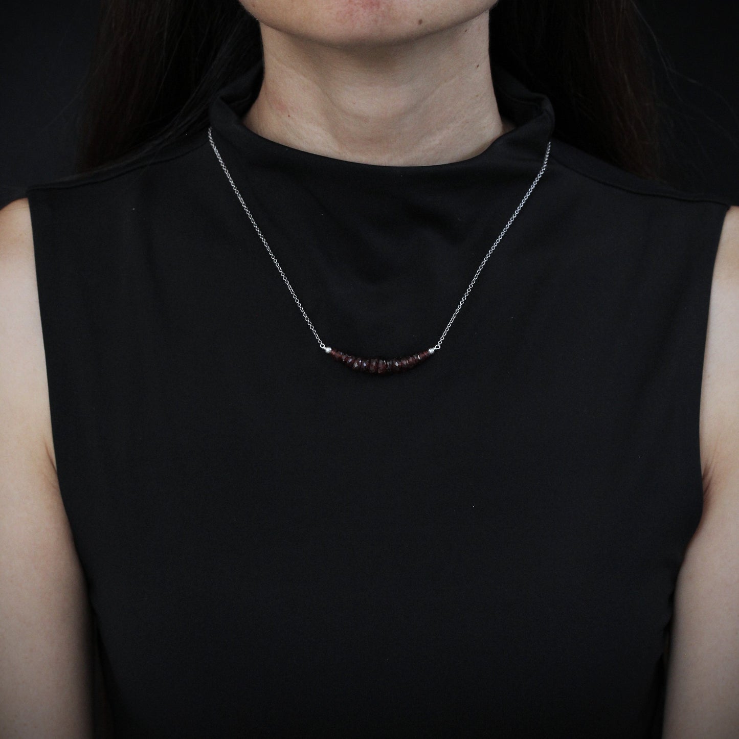 Mozambique Garnet Necklace