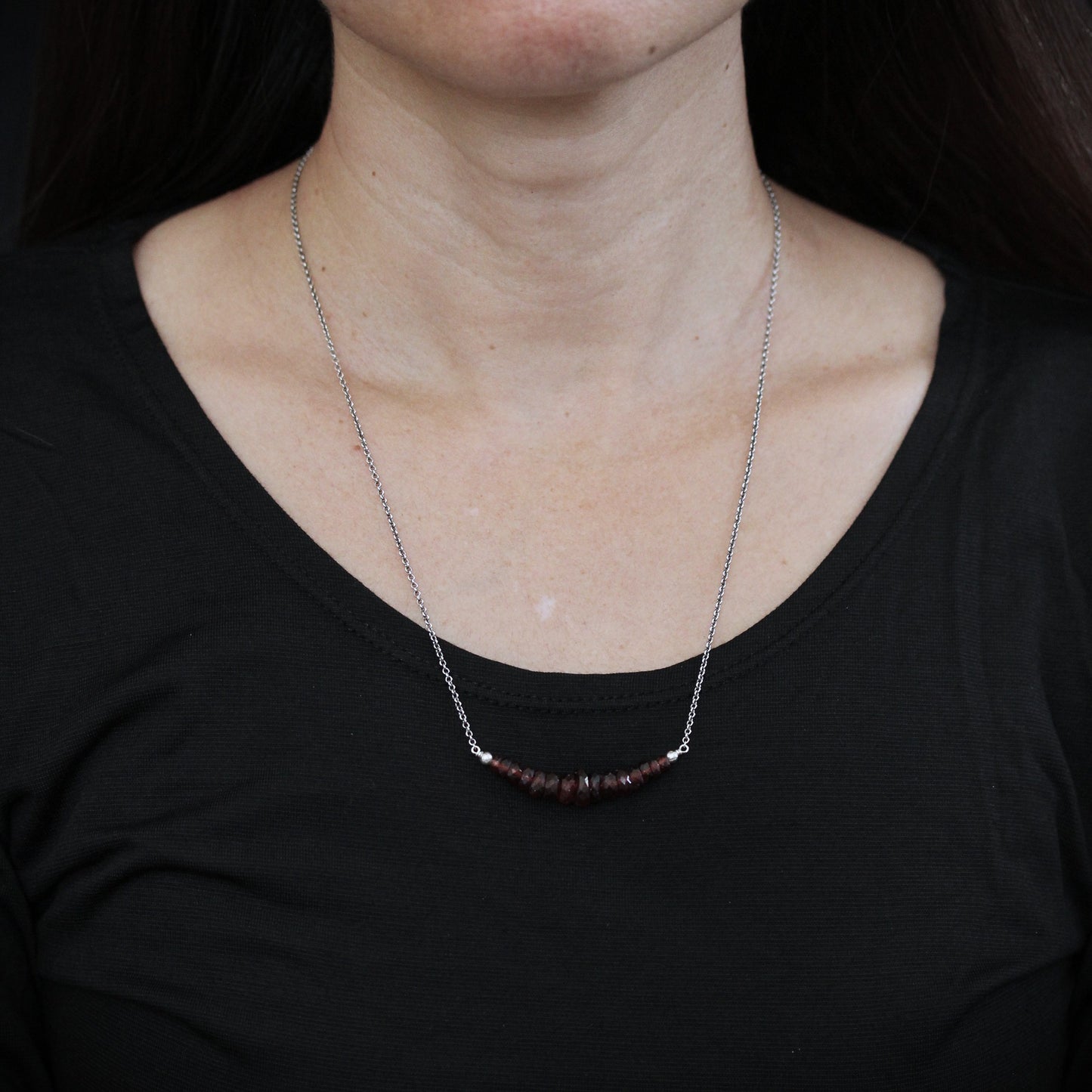 Mozambique Garnet Necklace