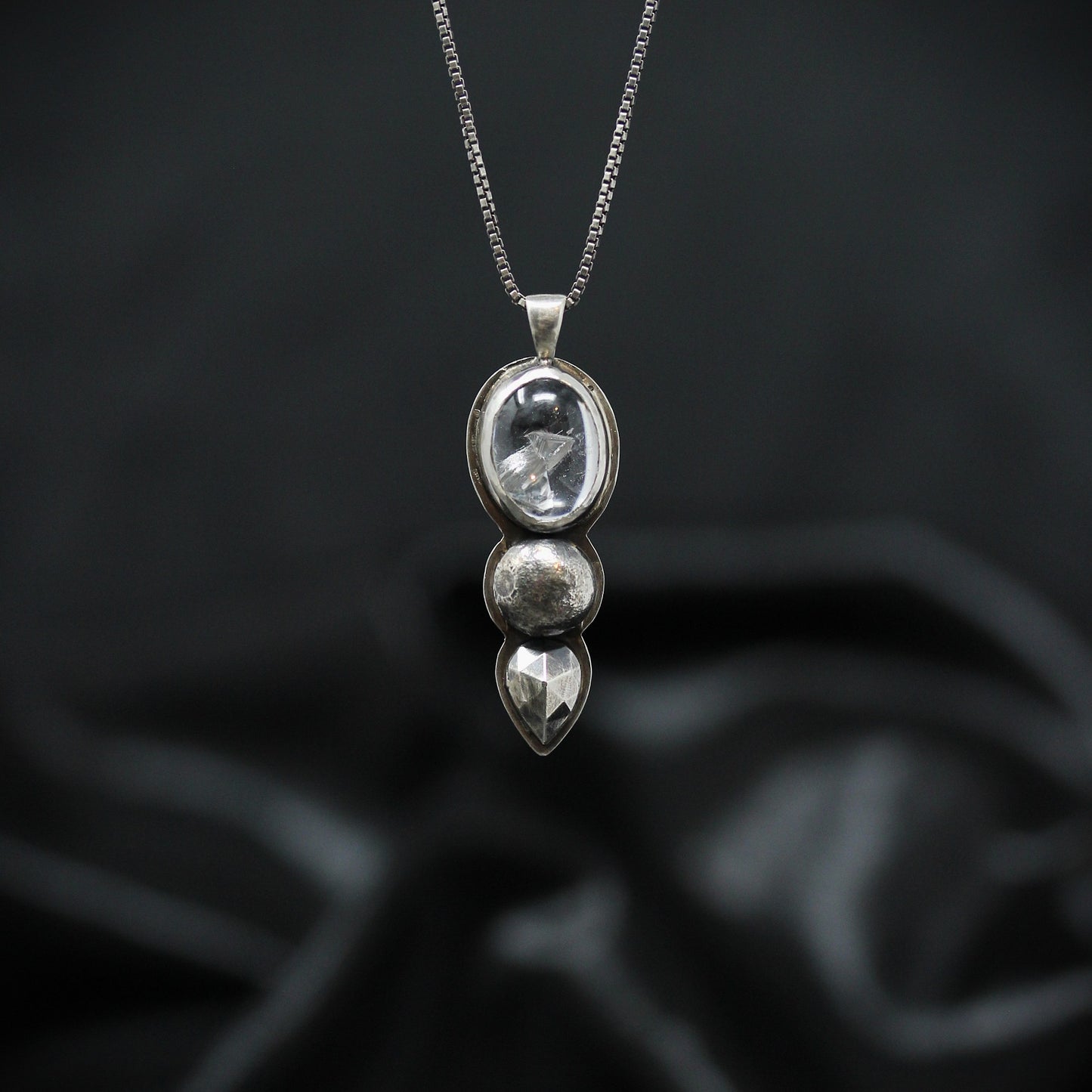 Icicle Quartz Drop Necklace