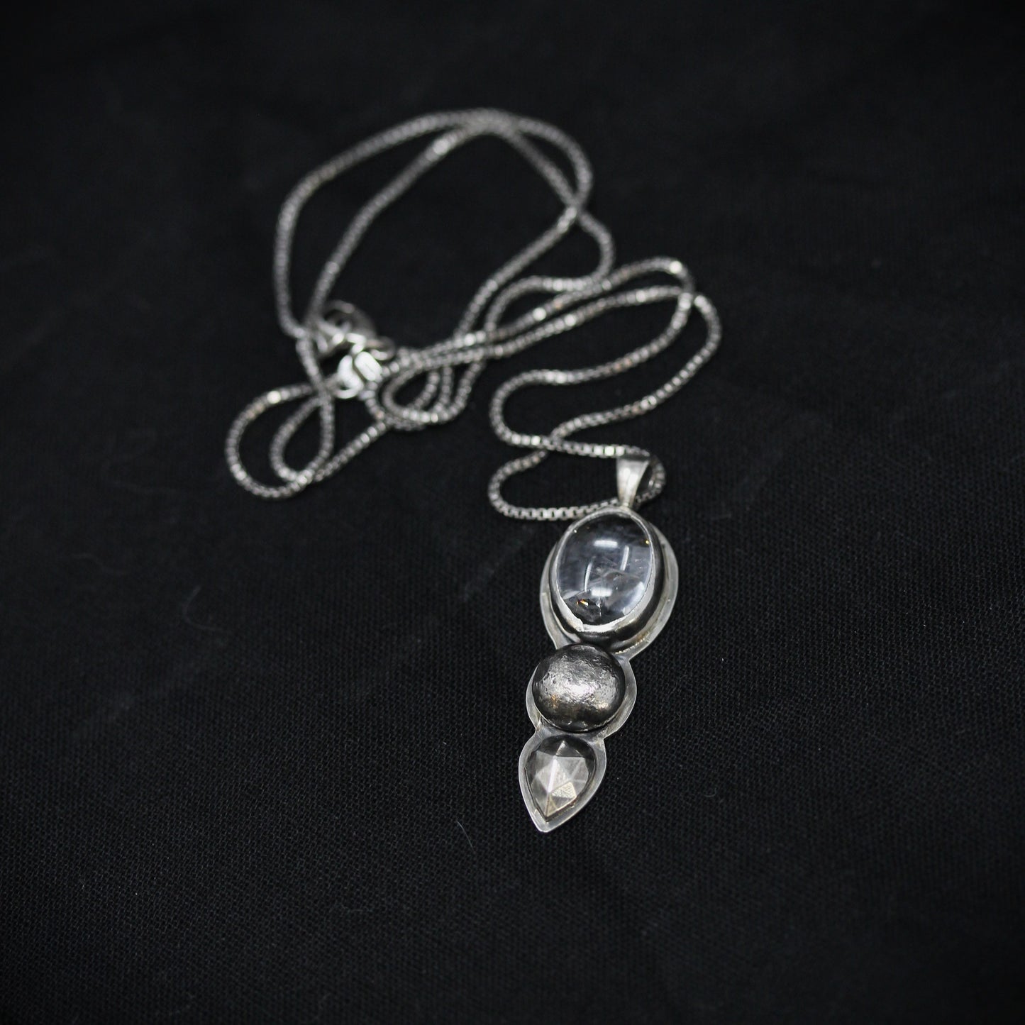 Icicle Quartz Drop Necklace