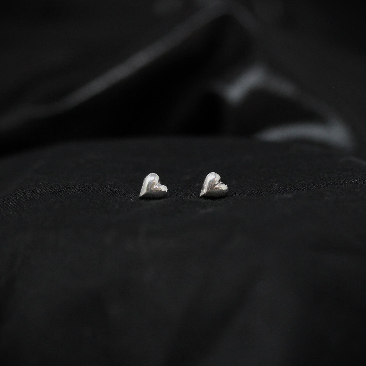 Tiny Heart Studs