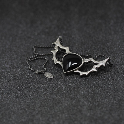 Bat Metal Necklace