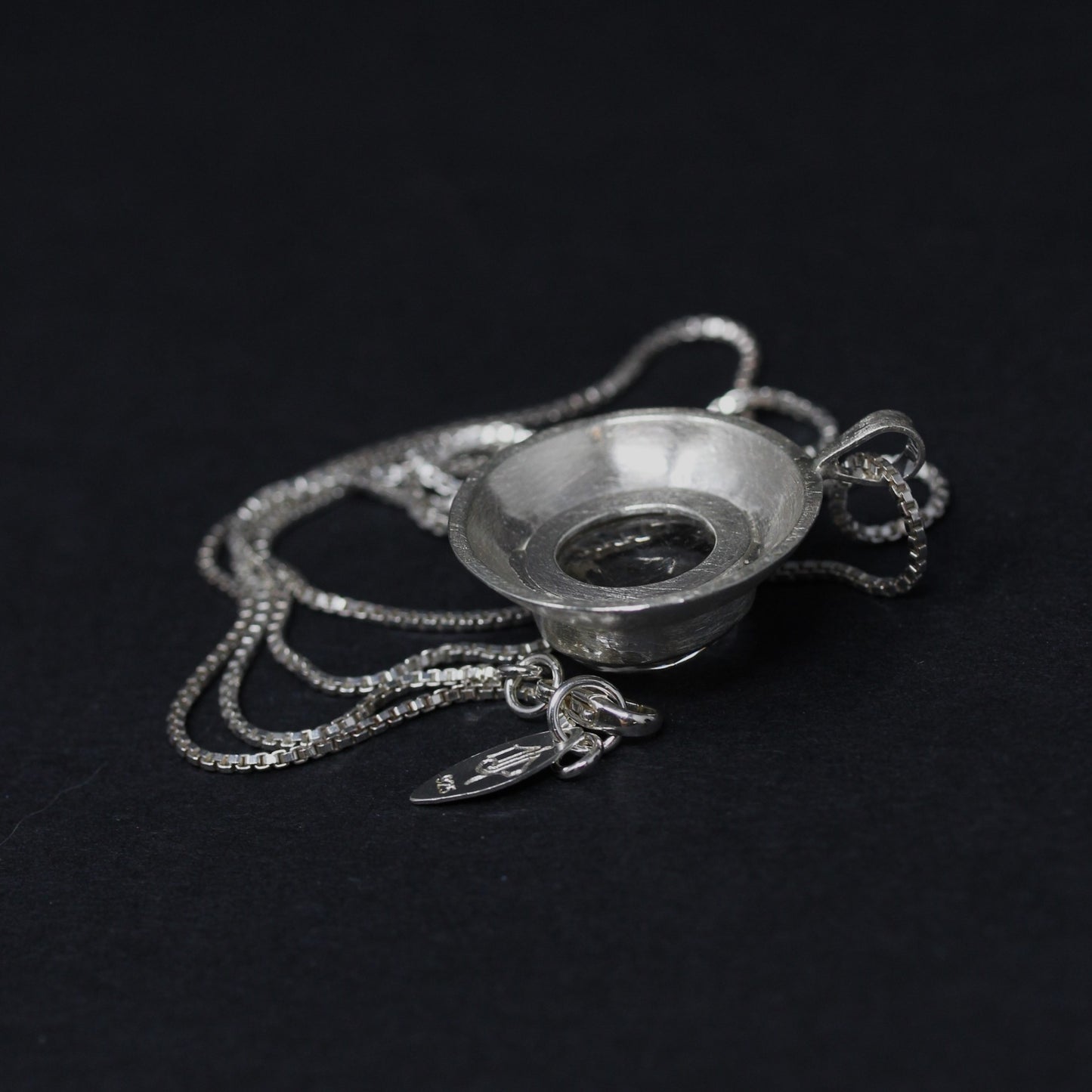 Domed Enhydro Quartz I Necklace