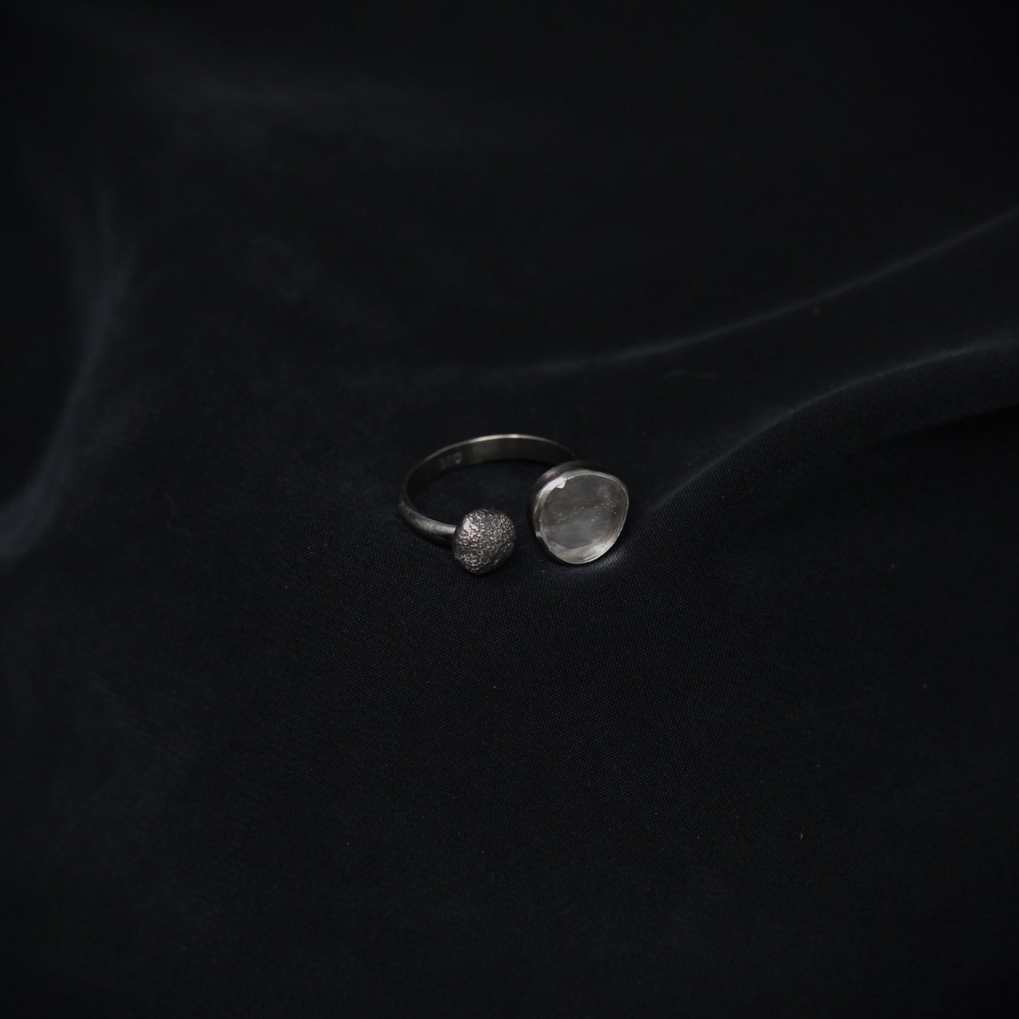 Crystal Pebbles II Ring