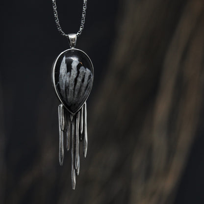 Spiked Chrysanthemum Necklace