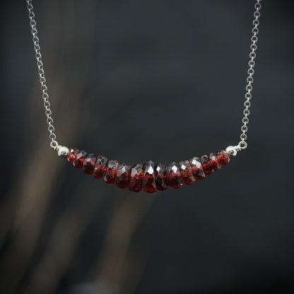 Mozambique Garnet Necklace