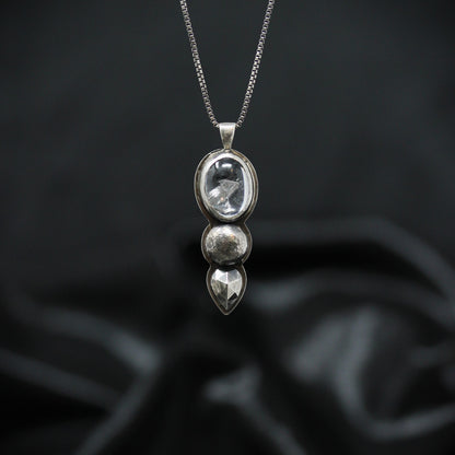 Icicle Quartz Drop Necklace
