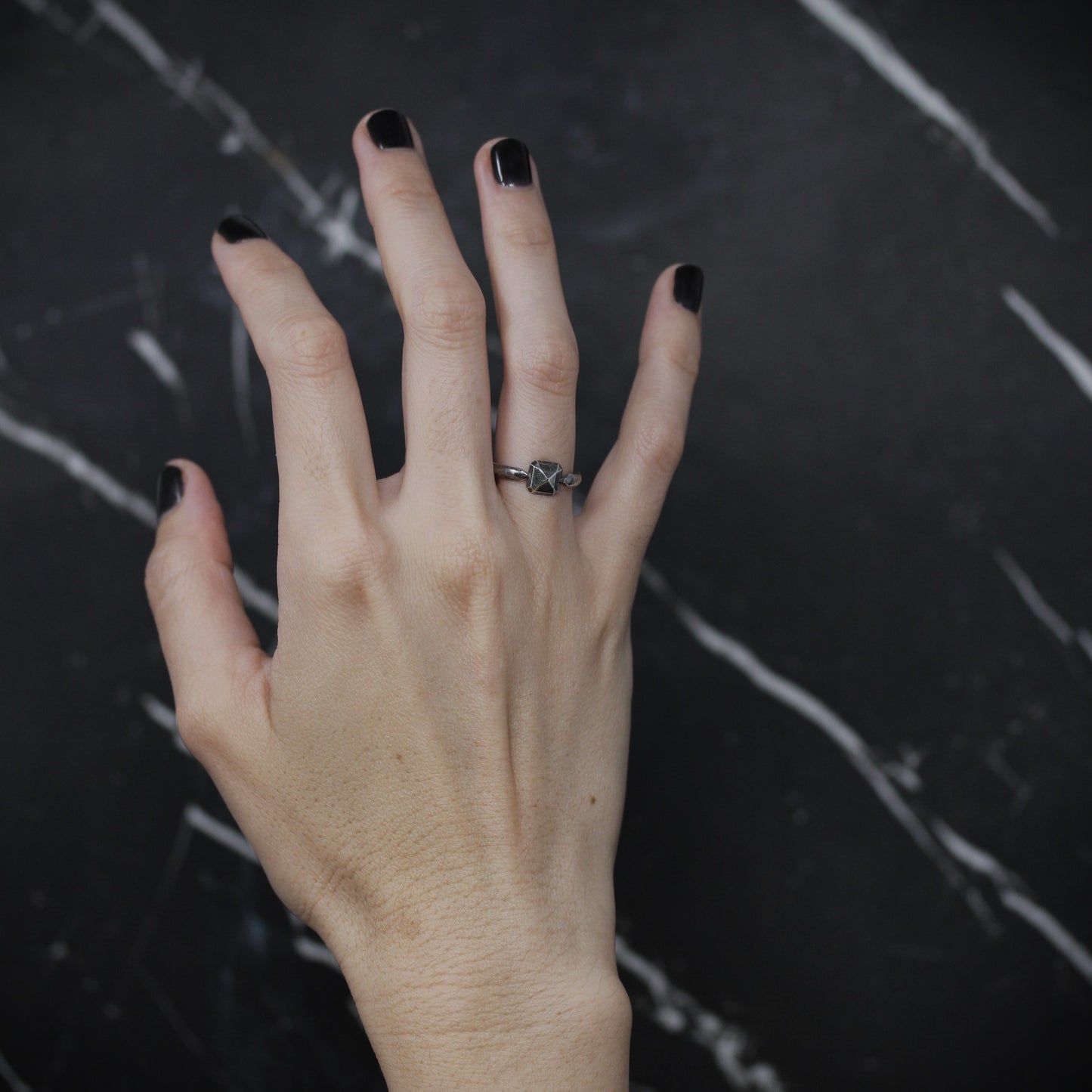 Emerald Square Ring