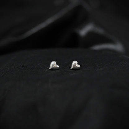 Tiny Heart Studs